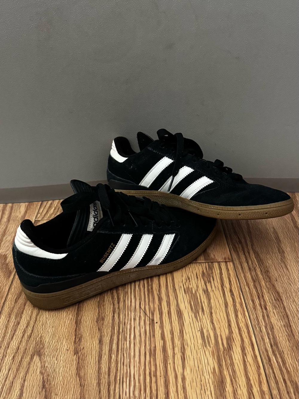 NWOT Adidas Busenitz Pro skate shoes in the Core Suede Black Size 8.5